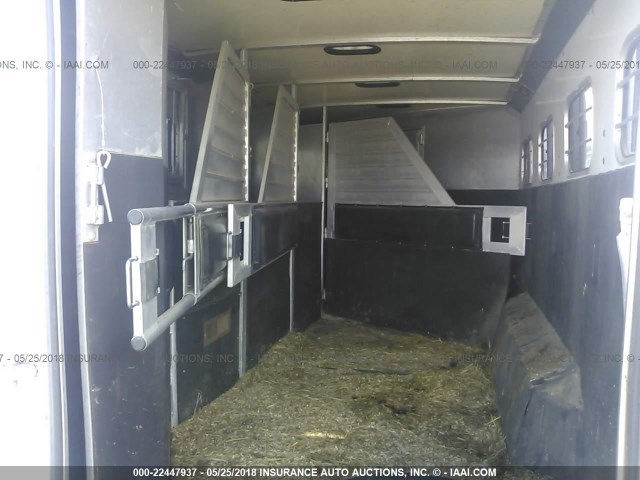 1H95H282931051018 - 2003 HART MFG. HORSE TRAILER  WHITE photo 8