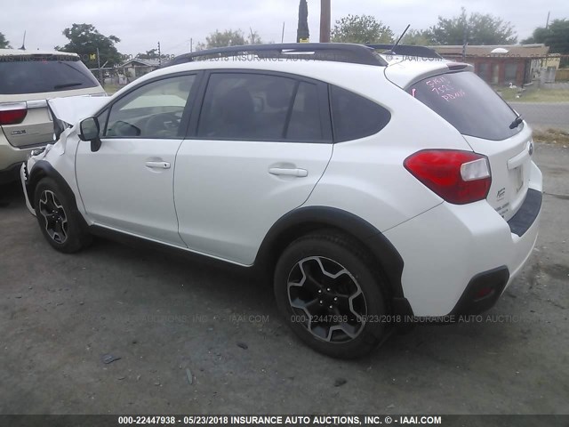 JF2GPAVC6D2807525 - 2013 SUBARU XV CROSSTREK 2.0 PREMIUM WHITE photo 3