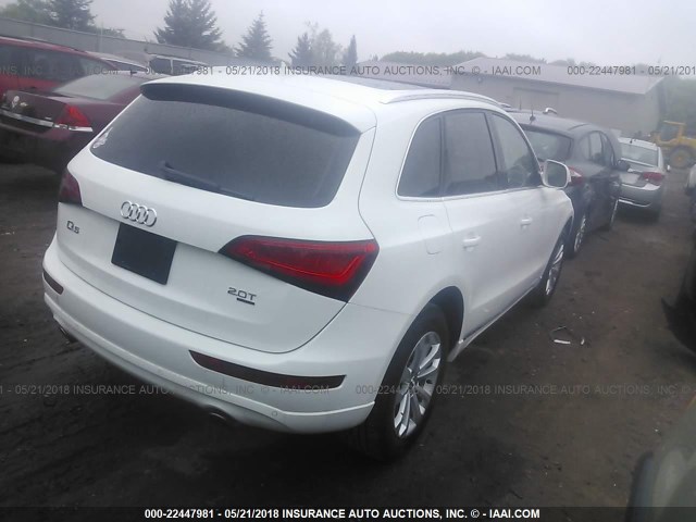 WA1LFAFP2DA015213 - 2013 AUDI Q5 PREMIUM PLUS WHITE photo 4