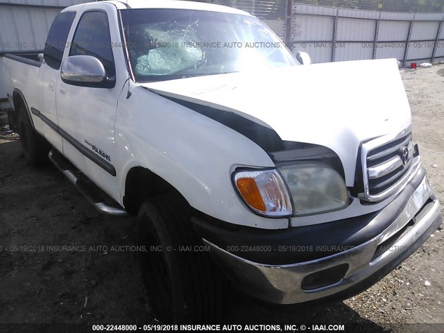 5TBRN34101S194615 - 2001 TOYOTA TUNDRA ACCESS CAB SR5 WHITE photo 1