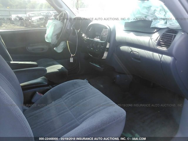 5TBRN34101S194615 - 2001 TOYOTA TUNDRA ACCESS CAB SR5 WHITE photo 5