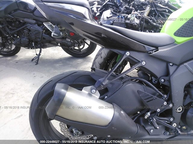 JKAZX4R15CA033008 - 2012 KAWASAKI ZX600 R BLACK photo 6