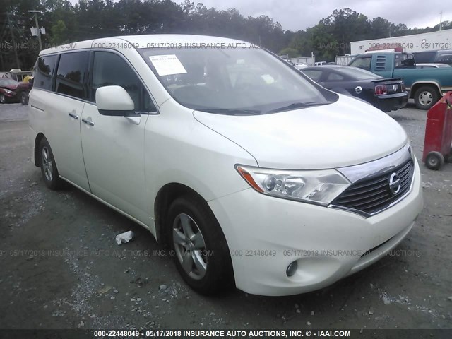 JN8AE2KP3C9036202 - 2012 NISSAN QUEST S/SV/SL/LE WHITE photo 1