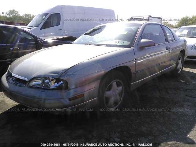 2G1WW12M1W9276533 - 1998 CHEVROLET MONTE CARLO LS BEIGE photo 2