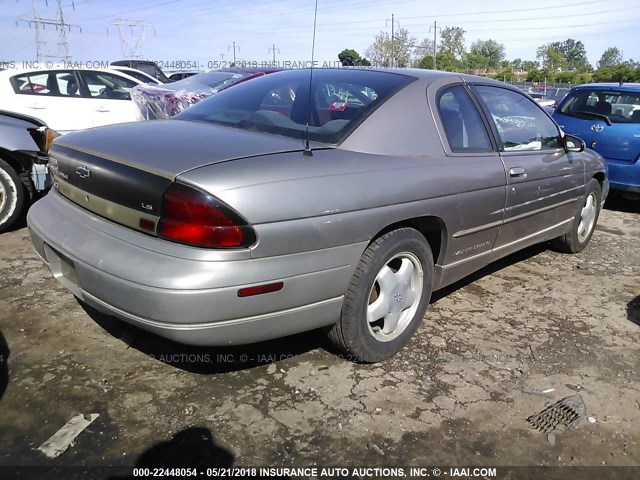2G1WW12M1W9276533 - 1998 CHEVROLET MONTE CARLO LS ბეჟი ფოტო 4