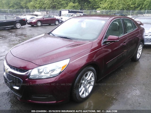 1G11C5SL1FF335296 - 2015 CHEVROLET MALIBU 1LT 勃艮第红 照片 2