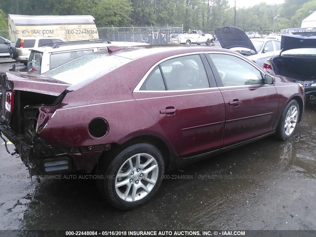 1G11C5SL1FF335296 - 2015 CHEVROLET MALIBU 1LT 勃艮第红 照片 4