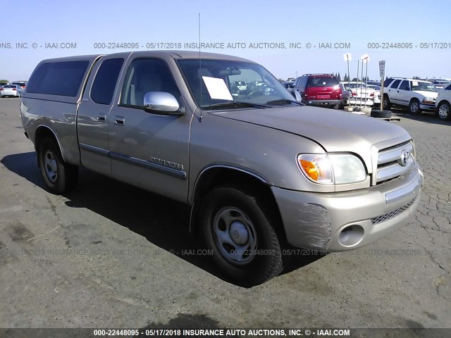 5TBRU34176S468032 - 2006 TOYOTA TUNDRA ACCESS CAB SR5 GOLD photo 1