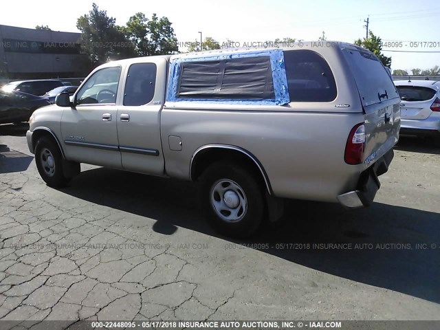 5TBRU34176S468032 - 2006 TOYOTA TUNDRA ACCESS CAB SR5 GOLD photo 3