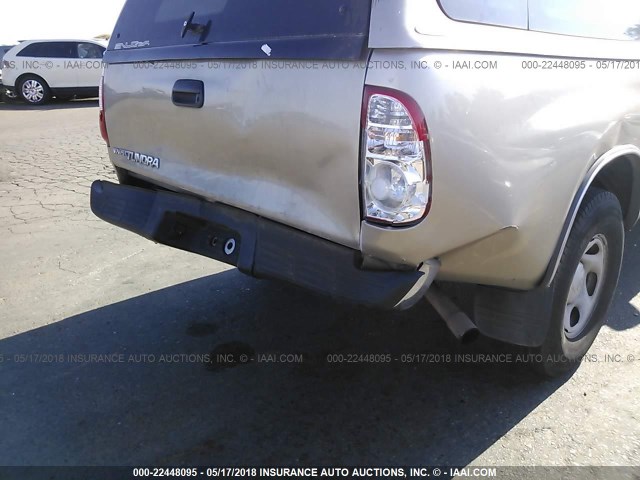 5TBRU34176S468032 - 2006 TOYOTA TUNDRA ACCESS CAB SR5 GOLD photo 6