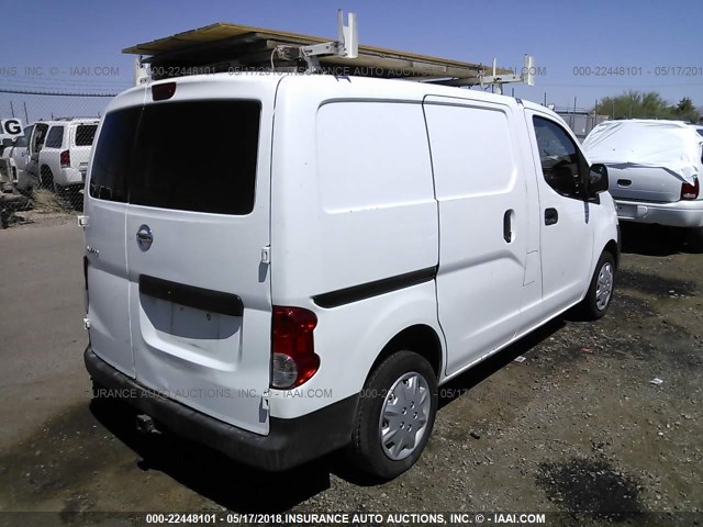 3N6CM0KN3DK695046 - 2013 NISSAN NV200 2.5S/2.5SV WHITE photo 4