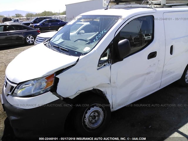 3N6CM0KN3DK695046 - 2013 NISSAN NV200 2.5S/2.5SV WHITE photo 6