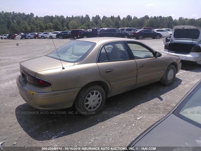 2G4WS52J2Y1233977 - 2000 BUICK CENTURY CUSTOM GOLD photo 4