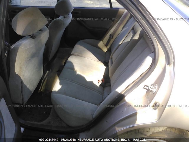 4T1BG12K3TU663287 - 1996 TOYOTA CAMRY DX/LE/XLE GOLD photo 8