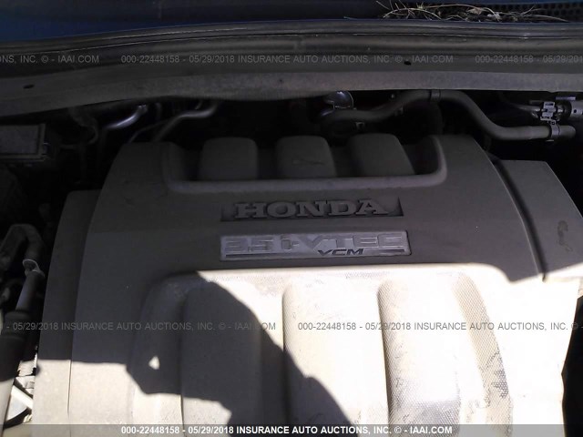 5FNRL387X6B015195 - 2006 HONDA ODYSSEY EXL Mavi foto 10