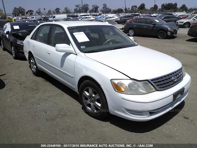 4T1BF28B63U273235 - 2003 TOYOTA AVALON XL/XLS WHITE photo 1