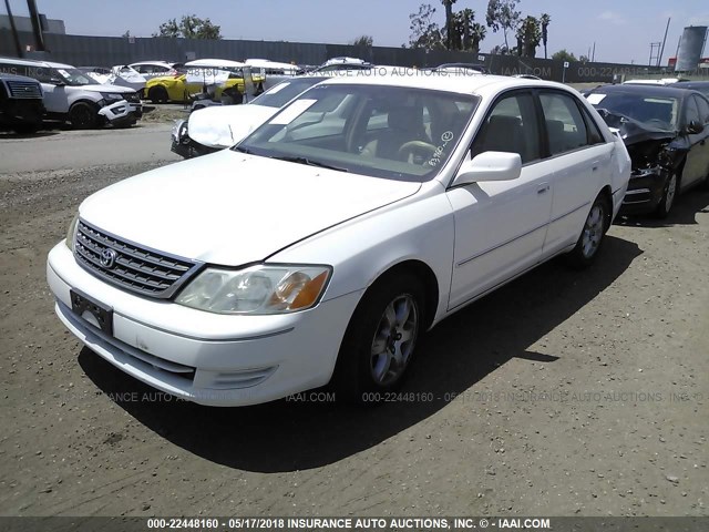 4T1BF28B63U273235 - 2003 TOYOTA AVALON XL/XLS WHITE photo 2