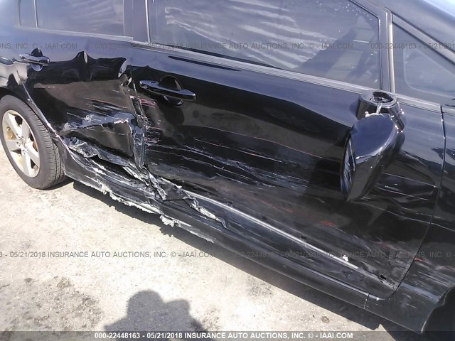 2HGFA16918H328992 - 2008 HONDA CIVIC EXL BLACK photo 6