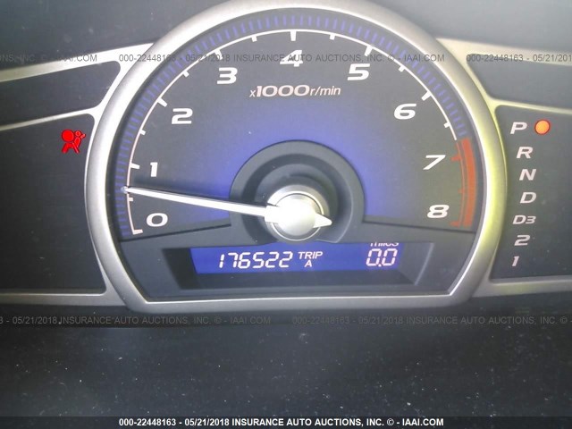 2HGFA16918H328992 - 2008 HONDA CIVIC EXL BLACK photo 7