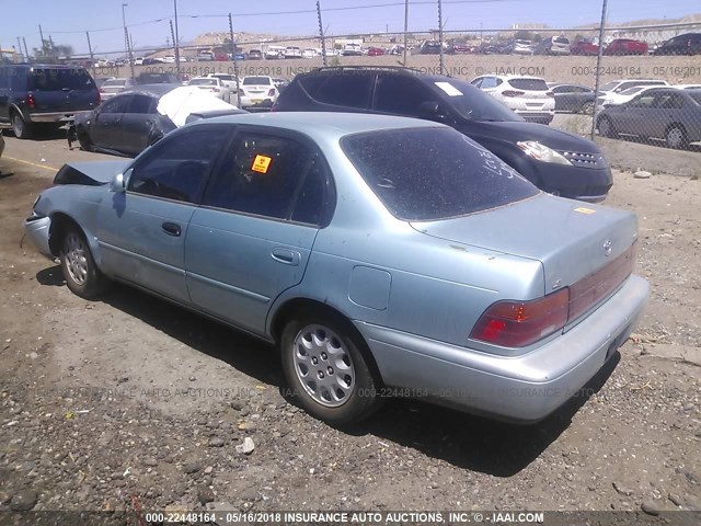 JT2AE00B3R0070394 - 1994 TOYOTA COROLLA LE Light Blue photo 3