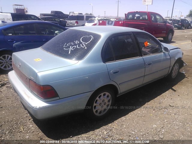 JT2AE00B3R0070394 - 1994 TOYOTA COROLLA LE Light Blue photo 4