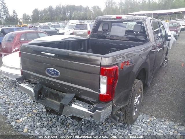 1FT7W2BT6HEE72198 - 2017 FORD F250 SUPER DUTY BROWN photo 4