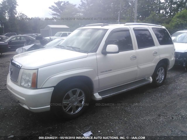 1GYEC63N35R256332 - 2005 CADILLAC ESCALADE LUXURY WHITE photo 2