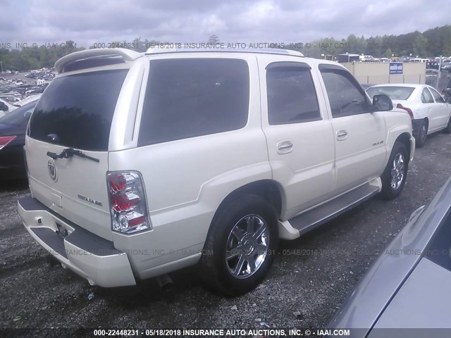 1GYEC63N35R256332 - 2005 CADILLAC ESCALADE LUXURY WHITE photo 4