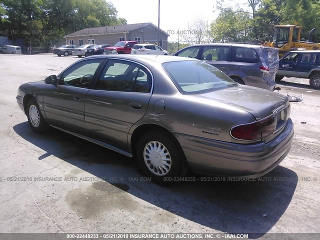 1G4HP54K51U255952 - 2001 BUICK LESABRE CUSTOM BEIGE photo 3