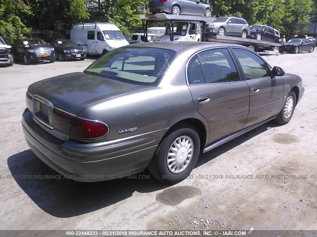 1G4HP54K51U255952 - 2001 BUICK LESABRE CUSTOM BEIGE photo 4