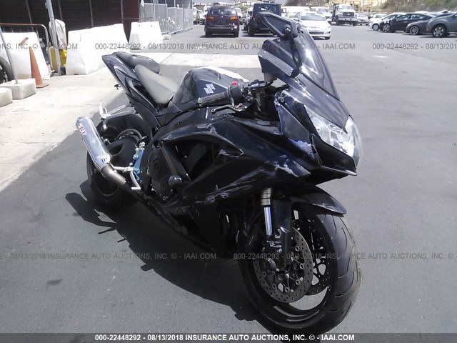 JS1GR7LA382104252 - 2008 SUZUKI GSX-R750 BLACK photo 1