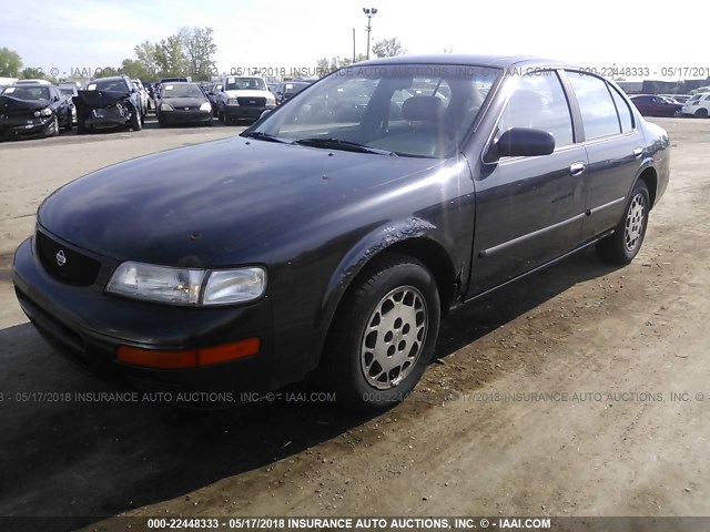 JN1CA21D8TT732843 - 1996 NISSAN MAXIMA GLE/GXE/SE Dark Blue photo 2