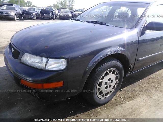 JN1CA21D8TT732843 - 1996 NISSAN MAXIMA GLE/GXE/SE Dark Blue photo 6