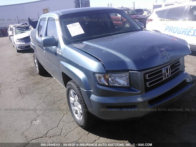 2HJYK16526H568871 - 2006 HONDA RIDGELINE RTL BLUE photo 1