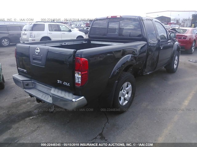 1N6AD0CW0BC447578 - 2011 NISSAN FRONTIER SV/PRO-4X BLACK photo 4