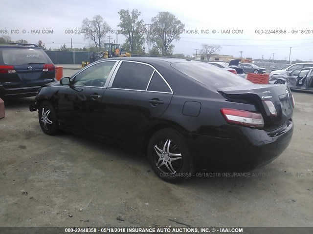 4T1BF3EKXAU079363 - 2010 TOYOTA CAMRY SE/LE/XLE BLACK photo 3