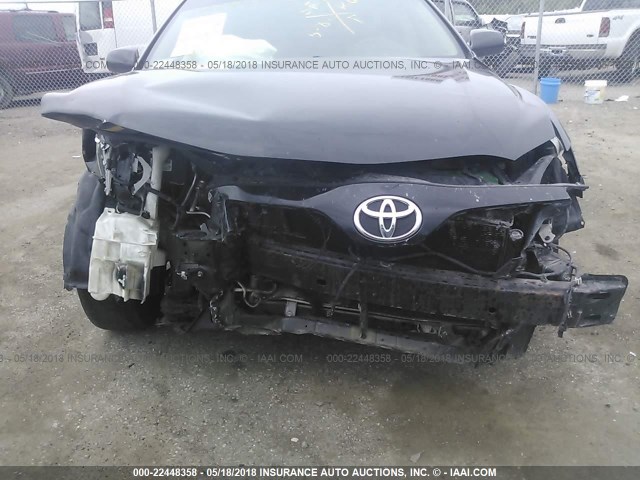 4T1BF3EKXAU079363 - 2010 TOYOTA CAMRY SE/LE/XLE BLACK photo 6