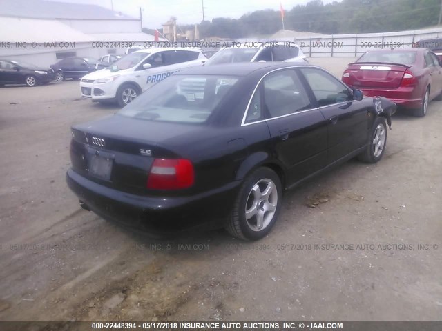 WAUED28D5WA141143 - 1998 AUDI A4 2.8 QUATTRO BLACK photo 4