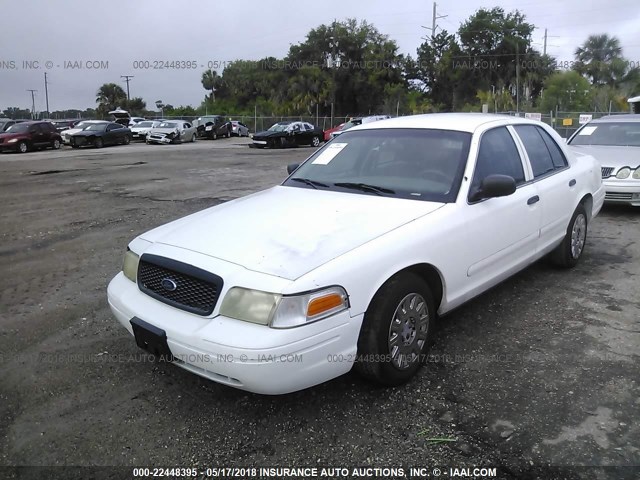 2FAFP71W63X208106 - 2003 FORD CROWN VICTORIA POLICE INTERCEPTOR WHITE photo 6