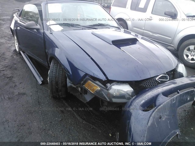 1FAFP45X33F315157 - 2003 FORD MUSTANG GT BLUE photo 6