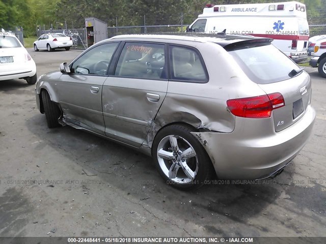 WAUMFAFM9CA143962 - 2012 AUDI A3 PREMIUM PLUS TAN photo 3