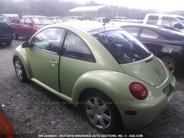 3VWDD21C42M405432 - 2002 VOLKSWAGEN NEW BEETLE GLX GREEN photo 3