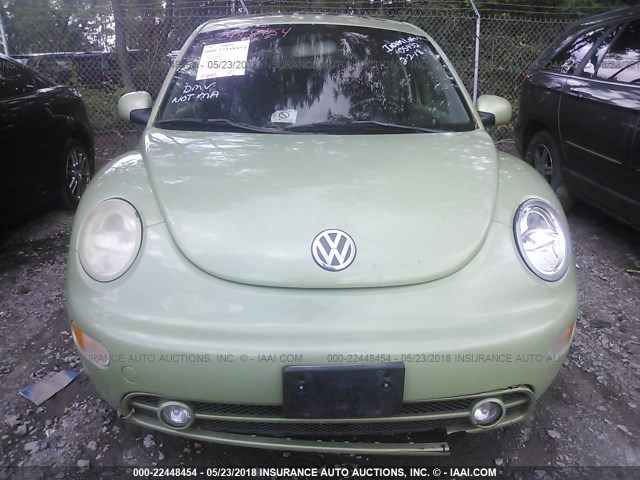 3VWDD21C42M405432 - 2002 VOLKSWAGEN NEW BEETLE GLX 绿色 照片 6