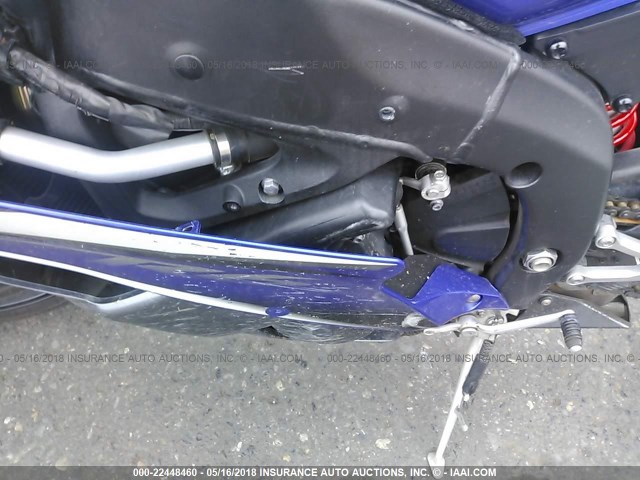 JYARJ12E97A022758 - 2007 YAMAHA YZFR6 L BLUE photo 9