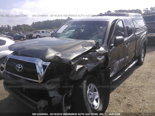 5TFTX4GN8BX004468 - 2011 TOYOTA TACOMA PRERUNNER ACCESS CAB GREEN photo 2