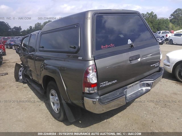 5TFTX4GN8BX004468 - 2011 TOYOTA TACOMA PRERUNNER ACCESS CAB GREEN photo 3