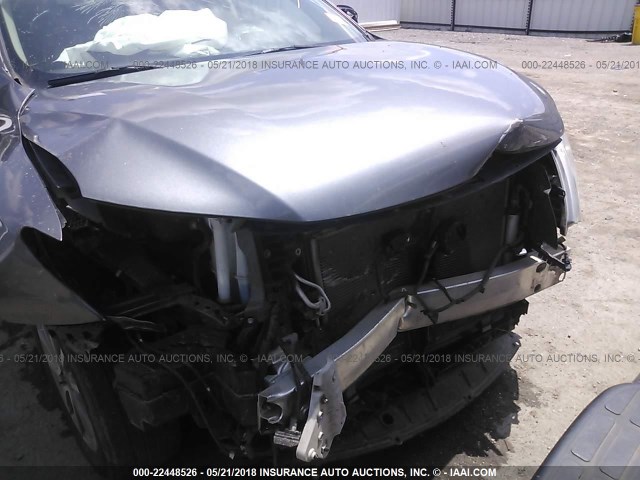 5N1AR2MN1FC604932 - 2015 NISSAN PATHFINDER S/SV/SL/PLATINUM GRAY photo 6