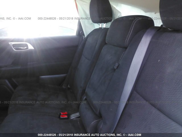 5N1AR2MN1FC604932 - 2015 NISSAN PATHFINDER S/SV/SL/PLATINUM GRAY photo 8