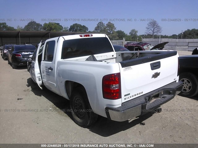 3GCPCREA9BG297800 - 2011 CHEVROLET SILVERADO C1500  LS WHITE photo 3