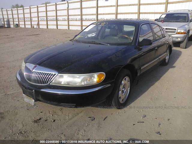 1LNHM97V7XY690138 - 1999 LINCOLN CONTINENTAL  BLACK photo 2